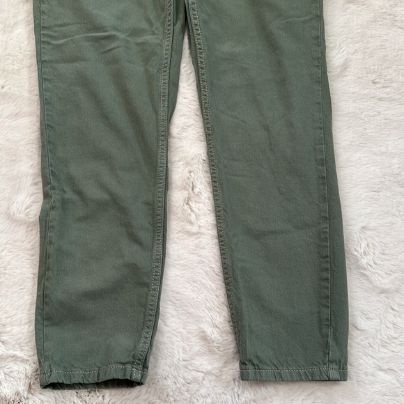 Cotélac Acoté Cropped Pant Cotton Linen Blend Green size 2 - Picture 5 of 8
